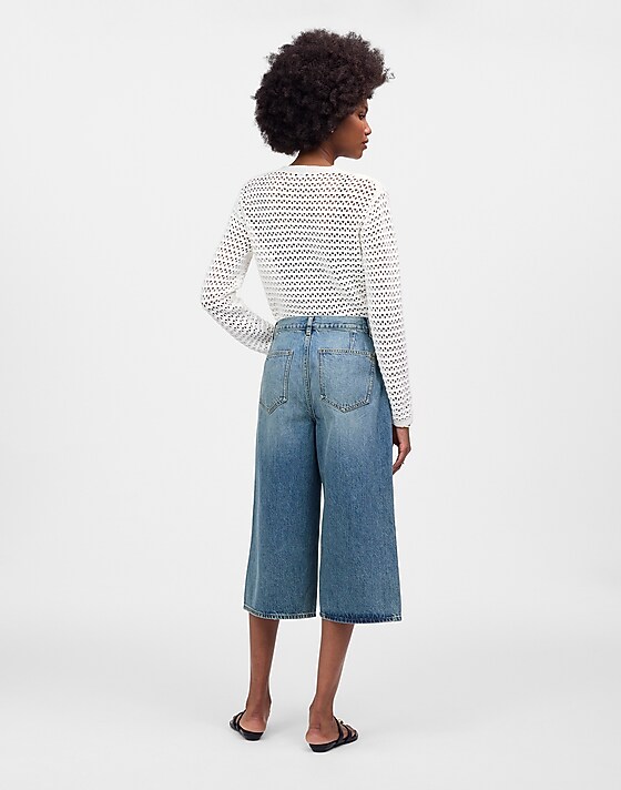 Madewell Denim Culottes Billings Wash