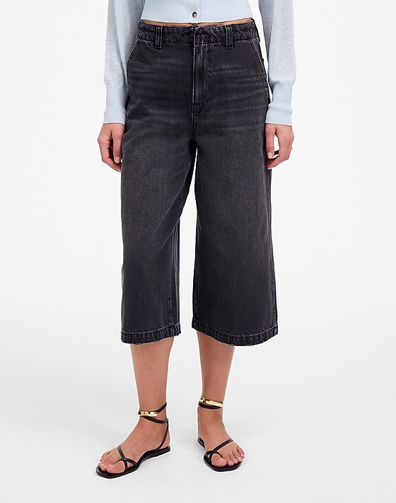 Madewell Denim Culottes Bloomsbury Wash