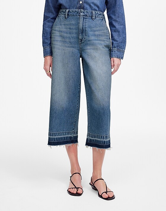 Madewell Denim Culottes Dupage Wash
