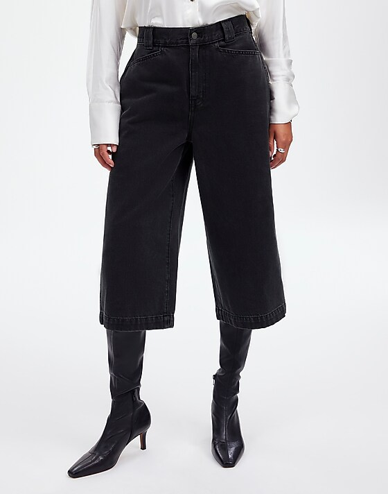Madewell Denim Culottes Johnston Wash