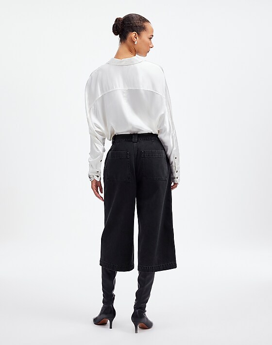 Madewell Denim Culottes Johnston Wash
