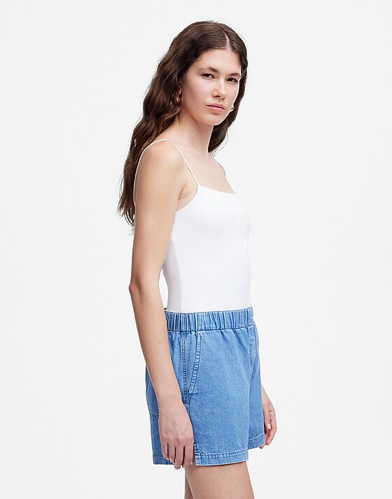 Madewell Denim Pull-On Shorts Marnie Wash