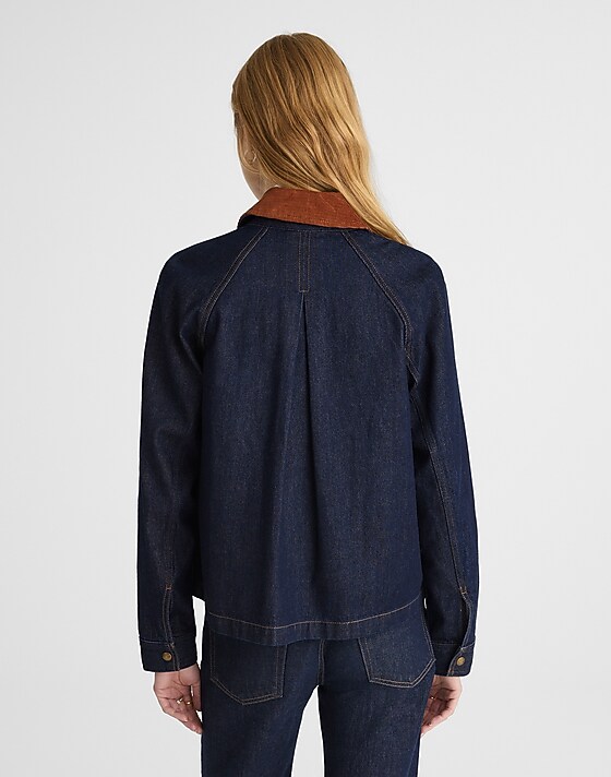 Madewell Denim Trapeze Jacket Rinse Wash