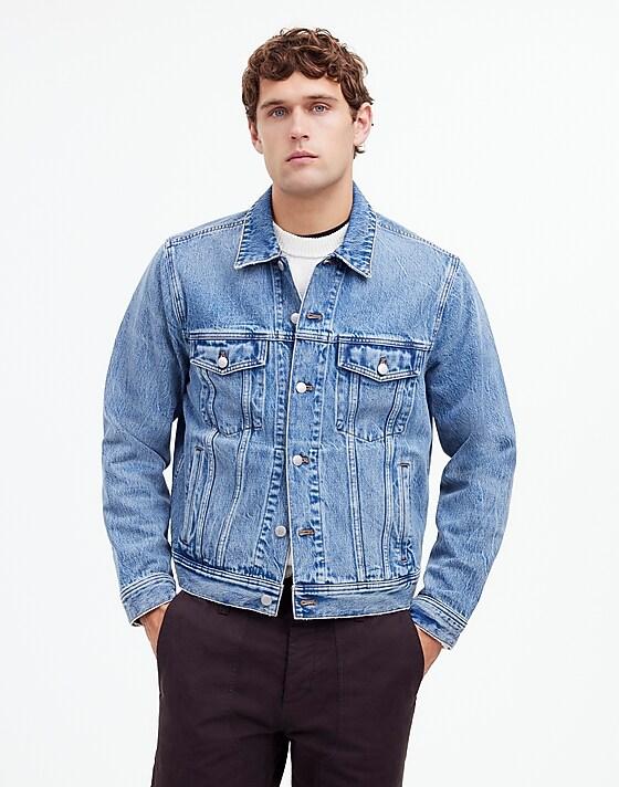 madewell Denim Trucker Jacket parkyn wash