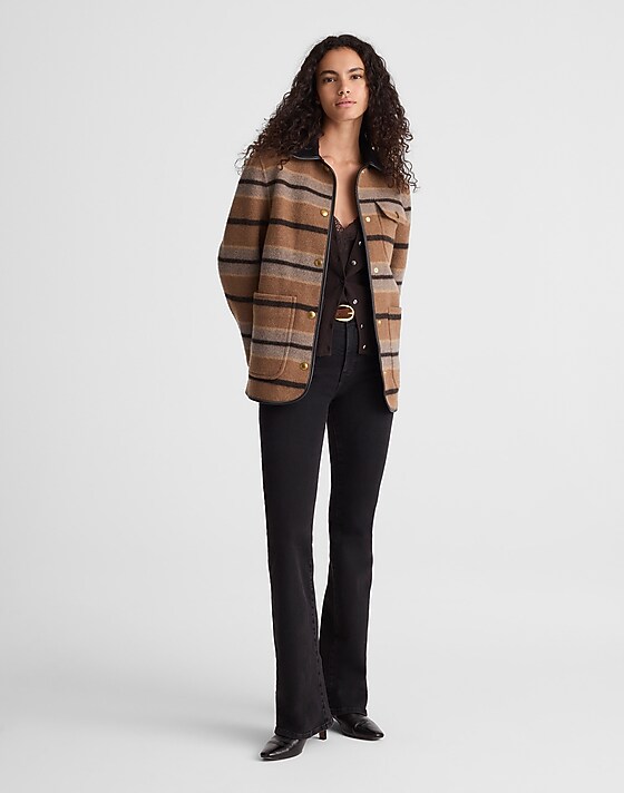 Madewell Doubled-Faced Chore Jacket Rustic Umber