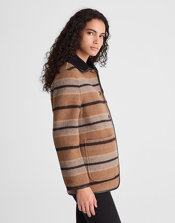 Madewell Doubled-Faced Chore Jacket Rustic Umber