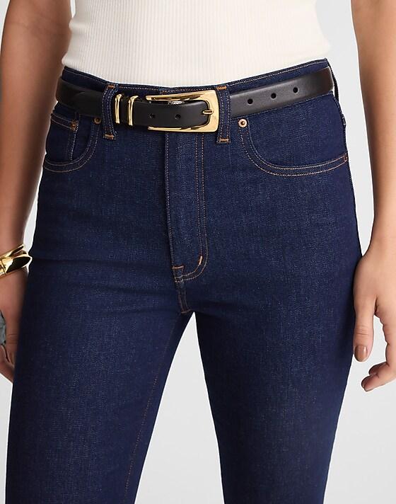 Madewell Elongated-Buckle Belt True Black
