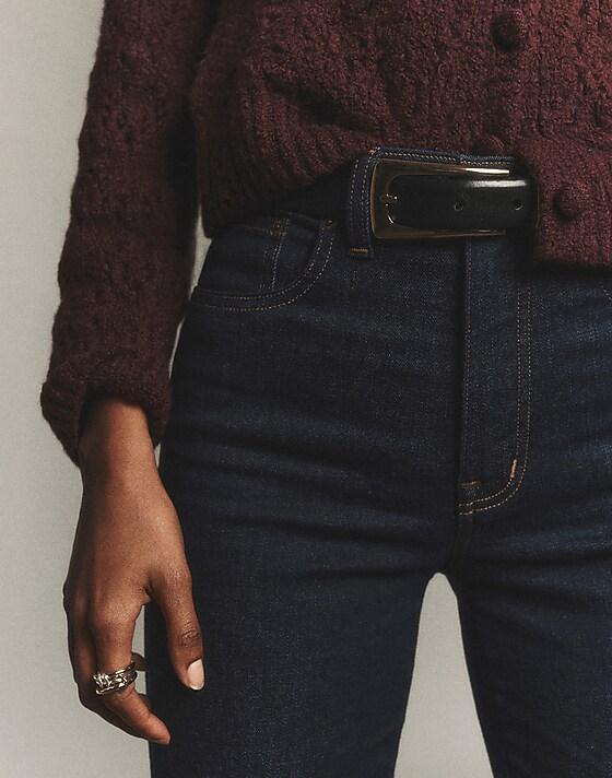 Madewell Elongated-Buckle Belt True Black