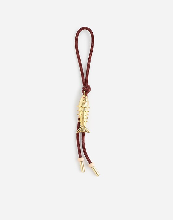 madewell Fish Bag Charm henna