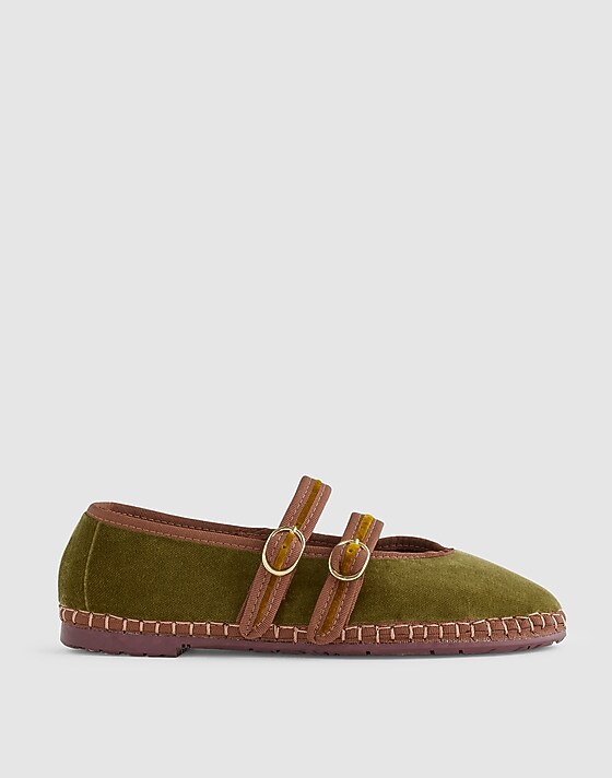 madewell Flabelus Claire Mary Janes mustard