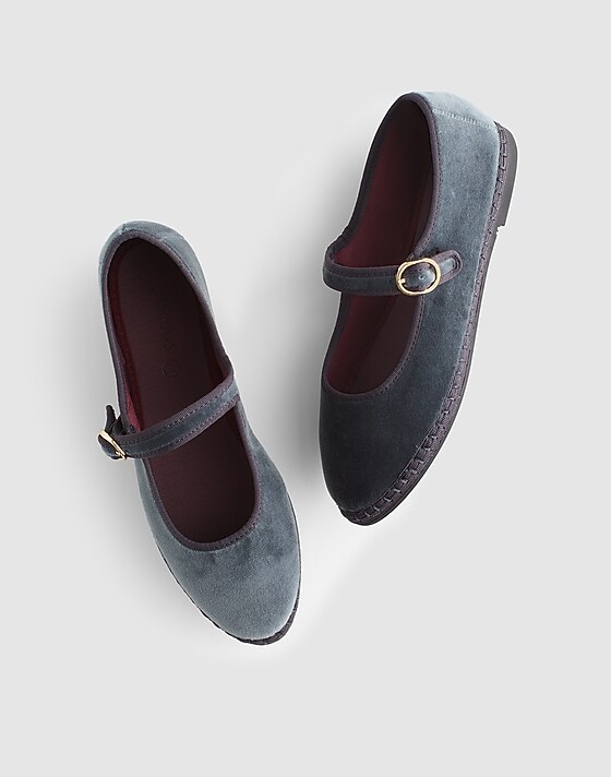 Madewell Flabelus Javert Mary Janes Grey