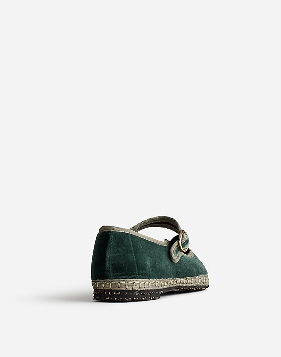 Madewell Flabelus Jay Mary Janes Green Multi