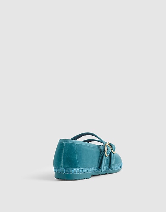 Madewell Flabelus Lady Claire Mary Janes Green