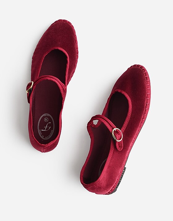 Madewell Flabelus Lucrecia Mary Janes Burgundy