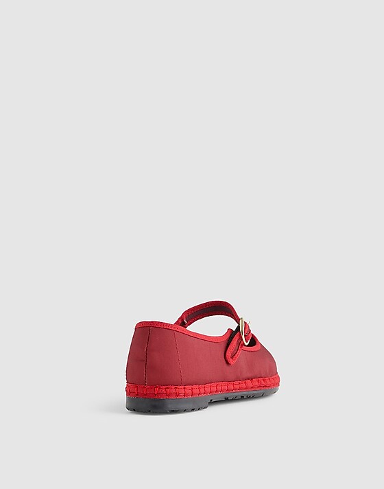 Madewell Flabelus Vivian Mary Janes Red