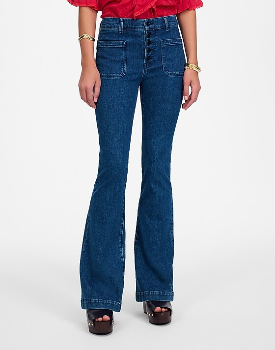 Madewell Flea Market Flare Jeans Enola Wash