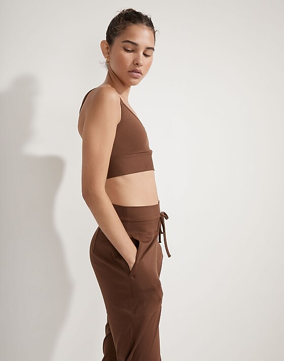 Madewell Flex Strappy Sports Bra Forage