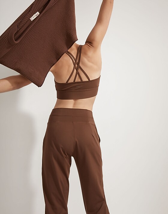 Madewell Flex Strappy Sports Bra Forage