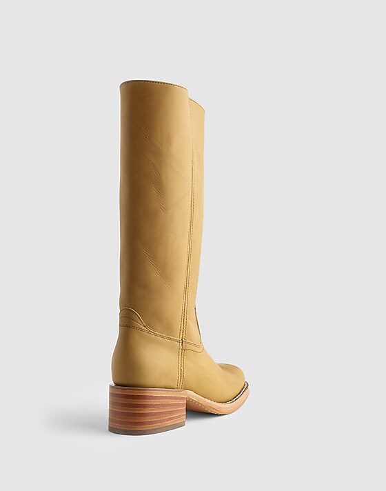 Madewell Frye Campus 14L Tall Boots Banana