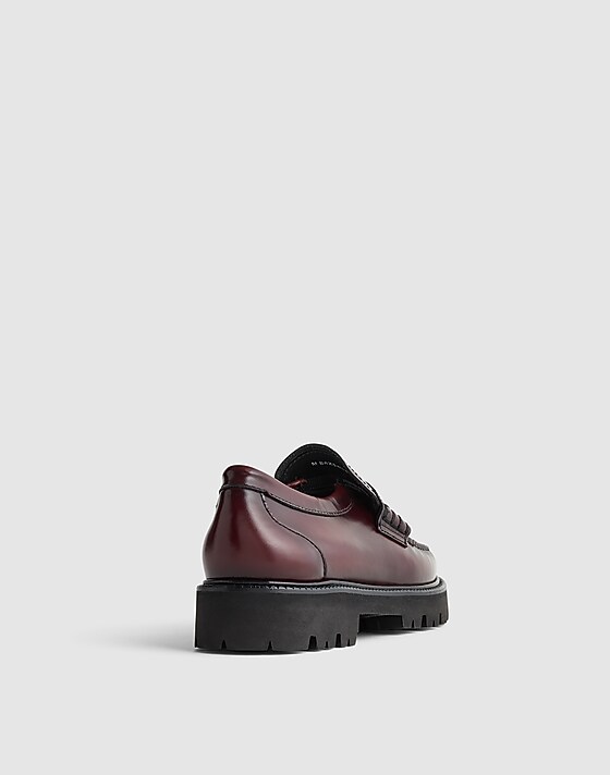 Madewell G.H.BASS Grace Super Lug Loafers Wine