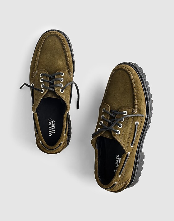 madewell G.H.BASS Ranger Moc Boots olive