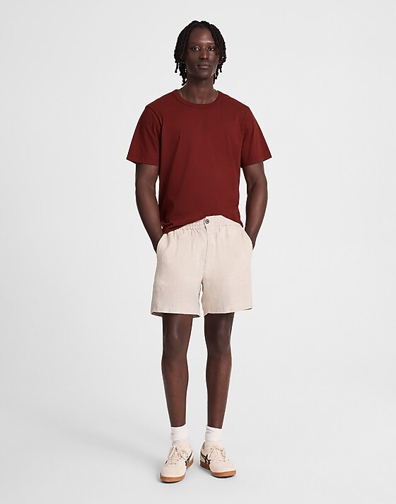 Madewell Garment-Dyed Allday Crewneck Tee Henna