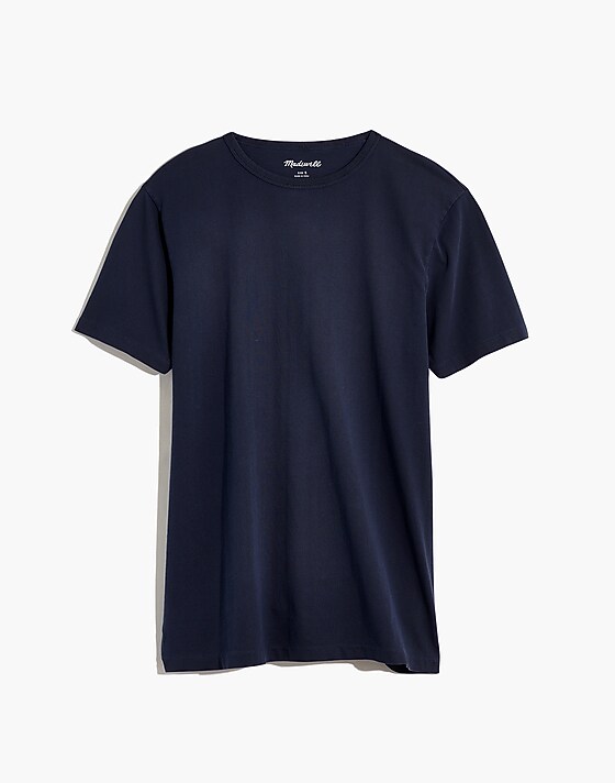 Madewell Garment-Dyed Allday Crewneck Tee Twilight