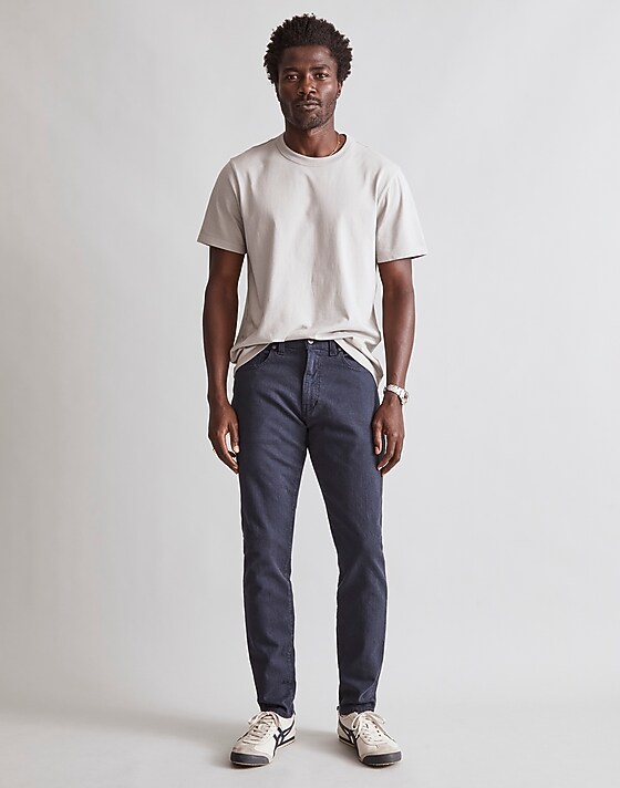 Madewell Garment-Dyed Athletic Slim Jeans Ink