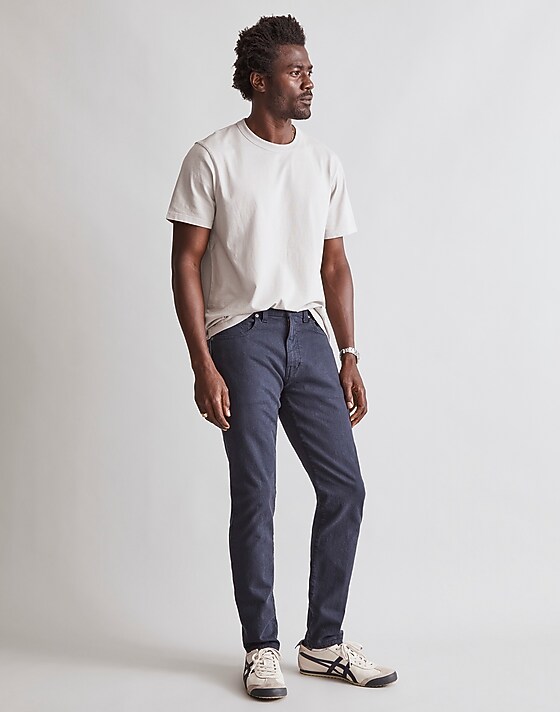 Madewell Garment-Dyed Athletic Slim Jeans Ink