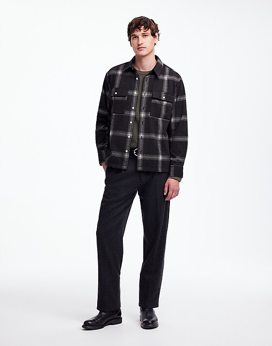 Madewell Heavyweight Shirt-Jacket Thunder Grey