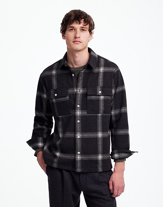 madewell Heavyweight Shirt-Jacket thunder grey
