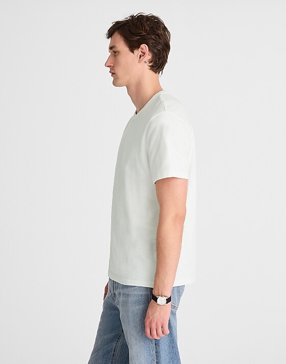Madewell Heavyweight Slub Cotton Tee White