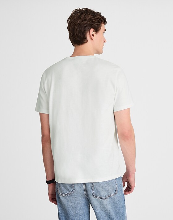 Madewell Heavyweight Slub Cotton Tee White