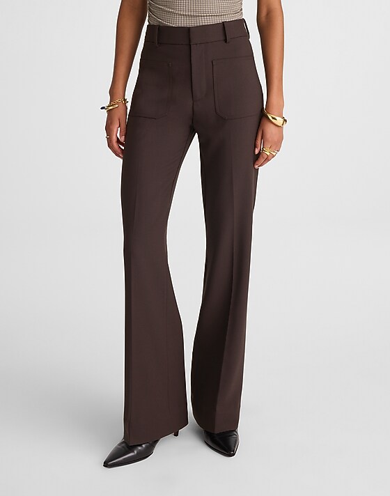 Madewell High-Rise Bootcut Trouser Molasses