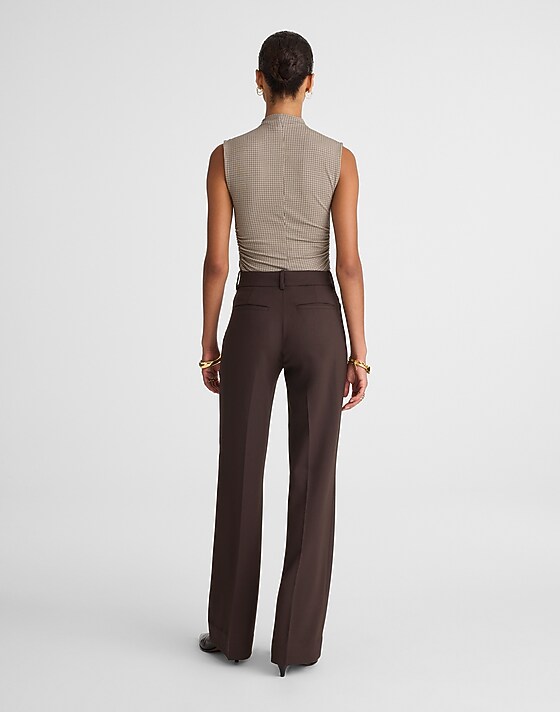 Madewell High-Rise Bootcut Trouser Molasses