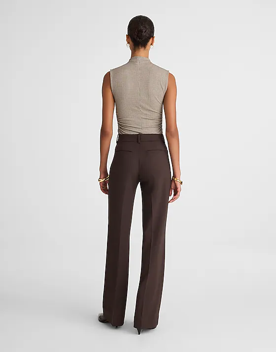 Madewell High-Rise Bootcut Trouser Molasses