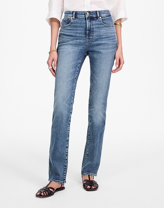 Madewell High-Rise Stovepipe Jeans Ashland Wash