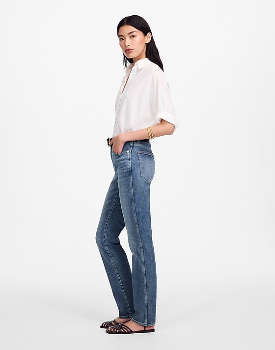 Madewell High-Rise Stovepipe Jeans Ashland Wash