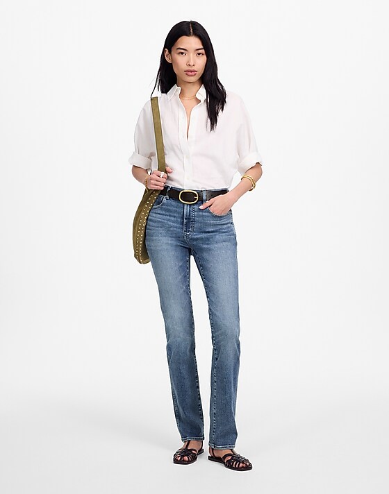 madewell High-Rise Stovepipe Jeans ashland wash