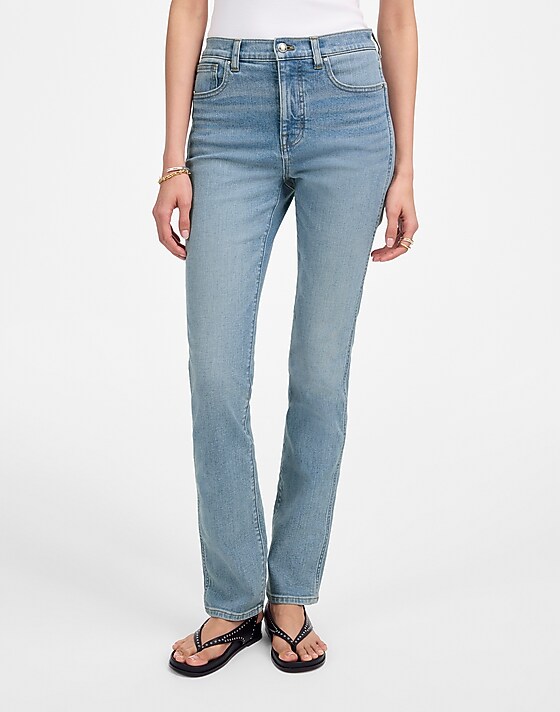 Madewell High-Rise Stovepipe Jeans Custer Wash