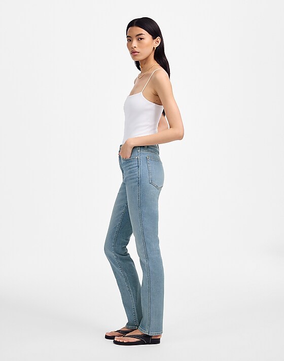 Madewell High-Rise Stovepipe Jeans Custer Wash