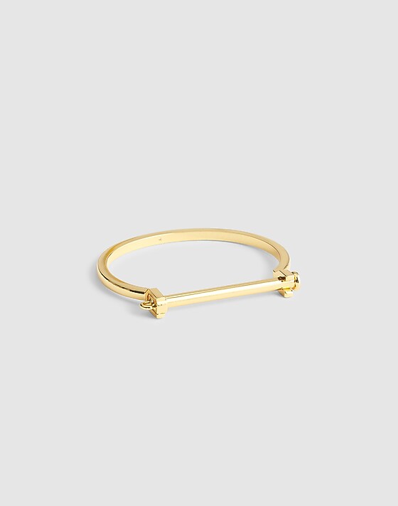 madewell Hinge Cuff Bracelet antique gold