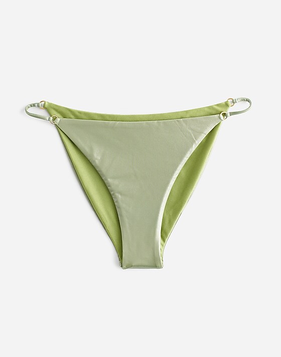 madewell Jade Swim Aria Bikini Bottom green
