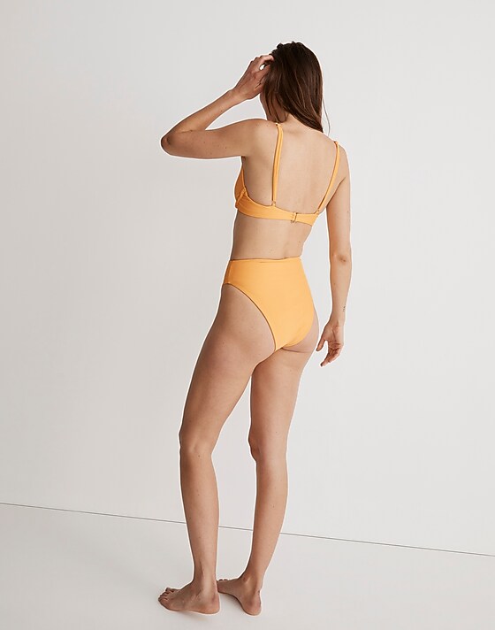 Madewell Jade Swim® Incline Bikini Bottom Sunrise