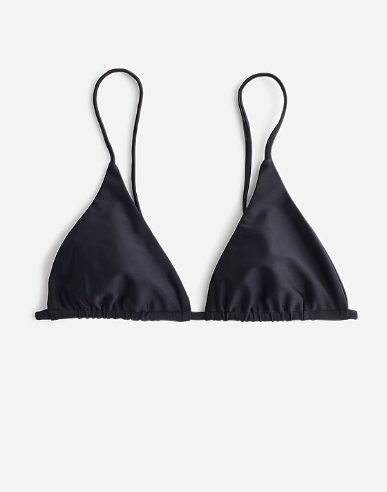 Madewell Jade Swim Via Bikini Top Black