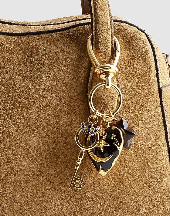 Madewell Key Cluster Bag Charm Jet Black
