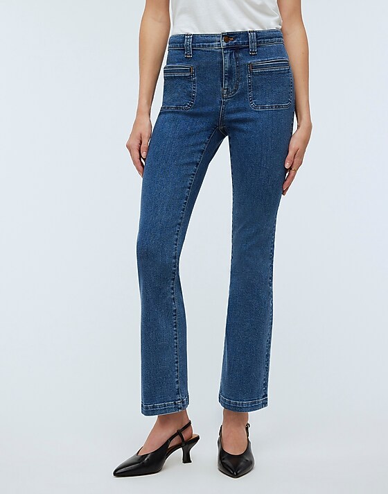 Madewell Kick Out Crop Jeans Elkton Wash