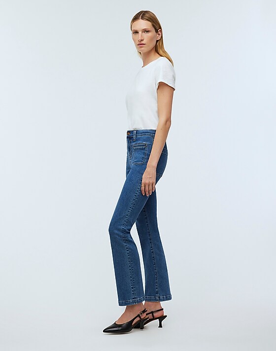 Madewell Kick Out Crop Jeans Elkton Wash