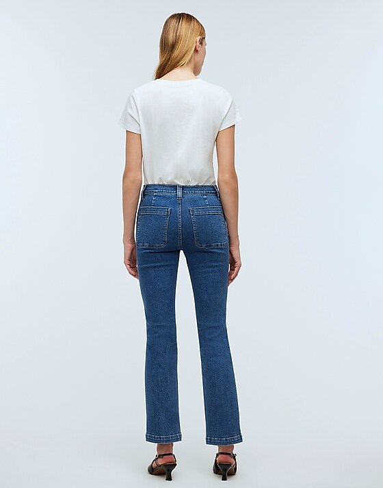 Madewell Kick Out Crop Jeans Elkton Wash