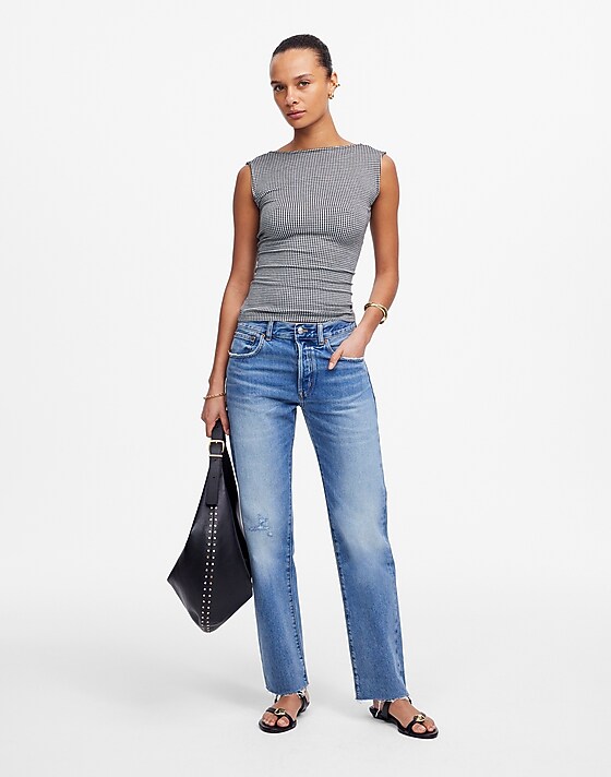 Madewell Low-Back Tee Jet Black